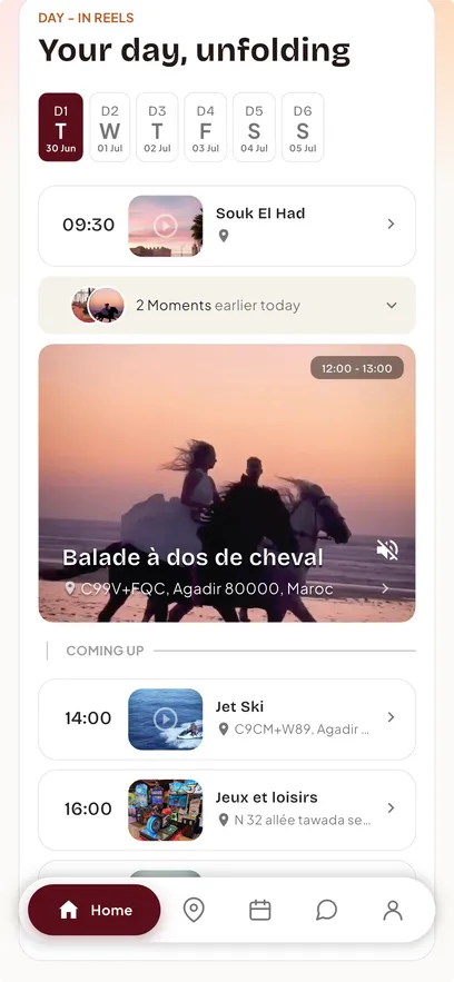 Teefun day plan: your personalized day in Agadir, hour by hour